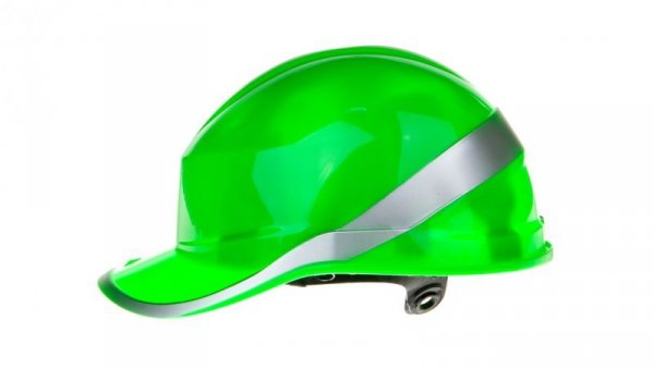 Hełm ochronny o kształcie czapeczki baseball DIAMOND V, kolor: zielony, rozmiar: regulowany / DIAM5VEFL