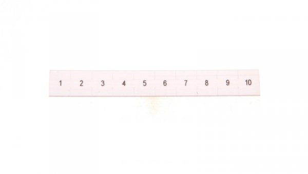 Oznacznik do złączek szynowych 8mm /1-10/ biały ZB 8, 1-10 1052015:0001 /10szt./