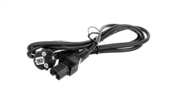 Kabel zasilający Schuko (type F, CEE 7/7) - C15 2m 93277