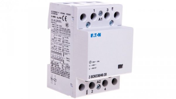 Stycznik modułowy 40A 2Z 0R 230V AC Z-SCH230/40-20 248855