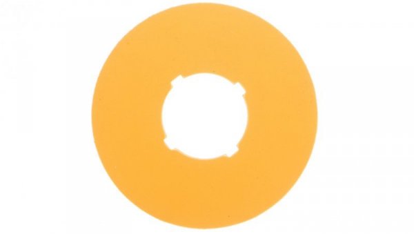 Tabliczka opisowa żółta okrągła fi60mm bez nadruku M22-XBK 269580
