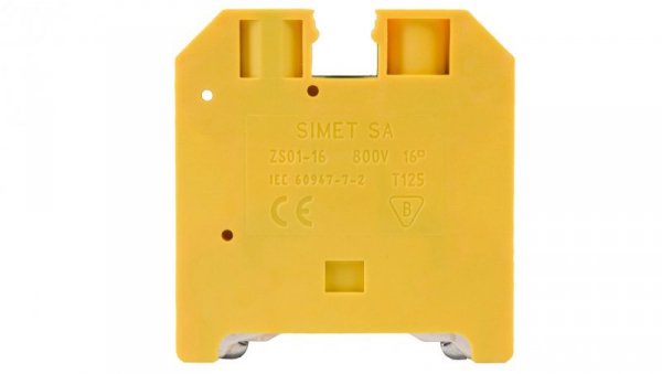 Złączka szynowa ochronna 16mm2 zielono-żółta ZSO1-16.0 14603319