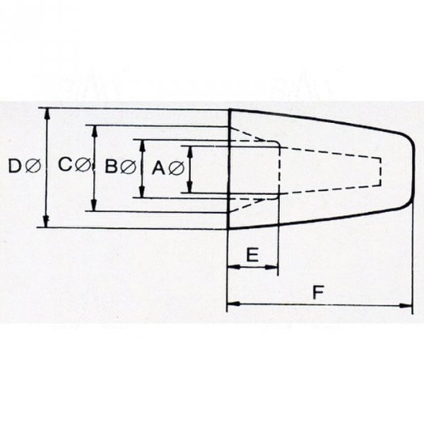 ZKN-5.2 złączka nakręcana  śr. 5,2mm  100szt