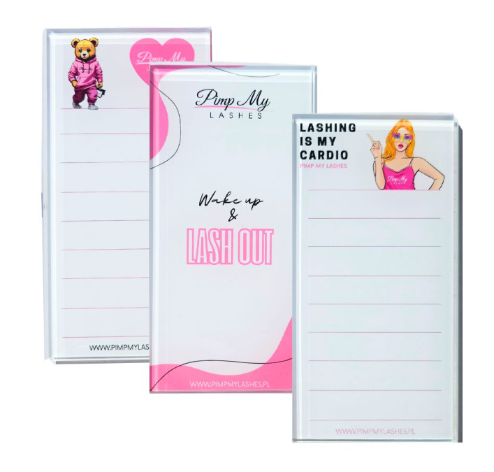 Szklany Holder do rzęs Lashing is my Cardio Pimp My Lashes