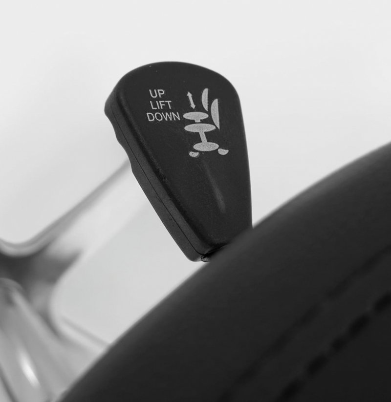 Krzesło Taboret Rodeo Siodło z oparciem kosmetyczne CZARNY I-COUCOU