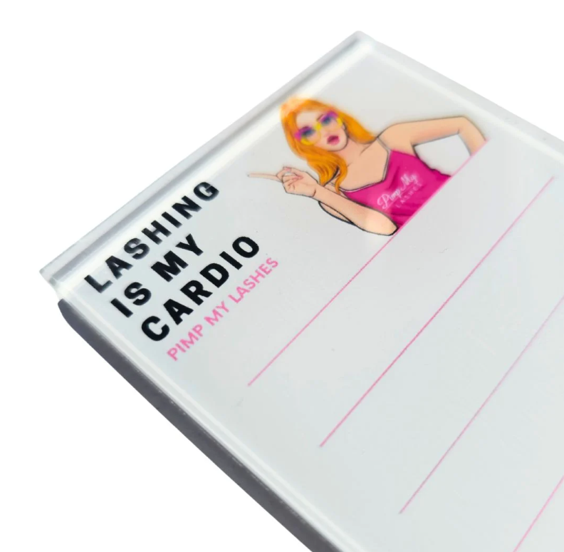 Szklany Holder do rzęs Lashing is my Cardio Pimp My Lashes