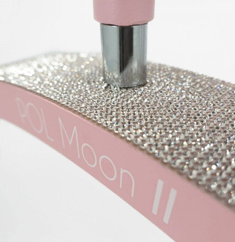 LAMPA KOSMETYCZNA POL MOON II X UNITED LASH ARMY Z CYRKONIAMI RÓŻOWA