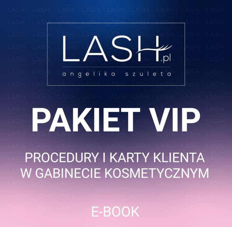 Pakiet VIP - procedury plus karty klienta