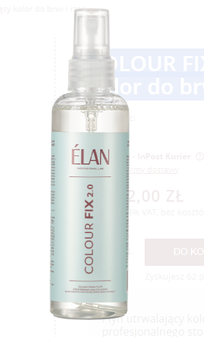 COLOUR FIX 2.0 Fluid fiksujący kolor do brwi i rzęs Elan