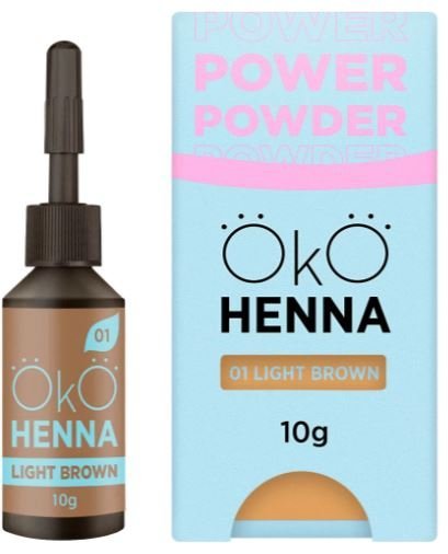 Henna do brwi OKO Power Powder 01 LIGHT BROWN