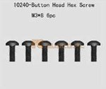 Button Head Hes Screw 6pcsM3*8