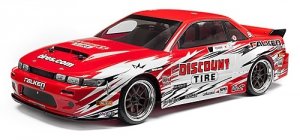 HPI NITRO 3 DRIFT RTR WITH DISCOUNT TIRE/NISSAN S-13 B