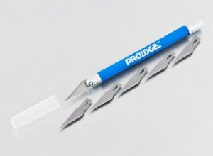 Proedge - Nóż #4 Grip Soft Handle (niebieski) + 5 ostrzy #11 #31