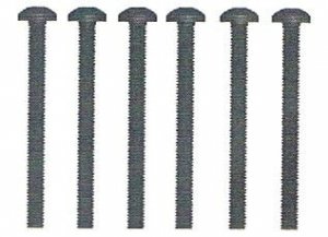 Button Head Hes Screw  M3x30 6szt - 10477