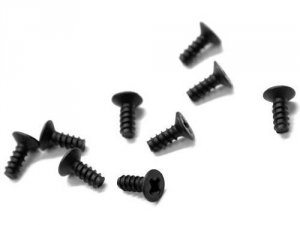 Śruby samogwintujące z łbem stożkowym 3*8mm - 9szt 86077