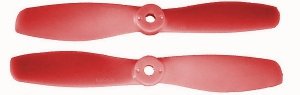 GEMFAN: Śmigła Gemfan Glass Fiber Nylon Bullnose 5.5x5 czerwony (2xCW+2xCCW)