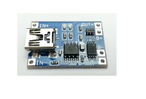 Zasilacz buforowy - Ładowarka Mini USB 1A do Li-Ion, Li-pol - na TP4056