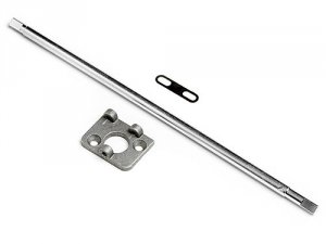 ALUMINUM CENTER DRIVE SHAFT/MOTOR MOUNT SET