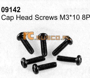 Cap head screws M3*10 8P