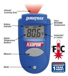 DURATRAX - Mini termometr na podczerwień