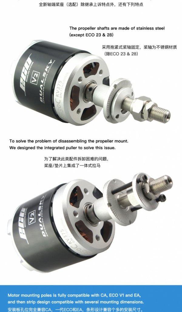 Silnik DUALSKY ECO 4120C V2 kv500