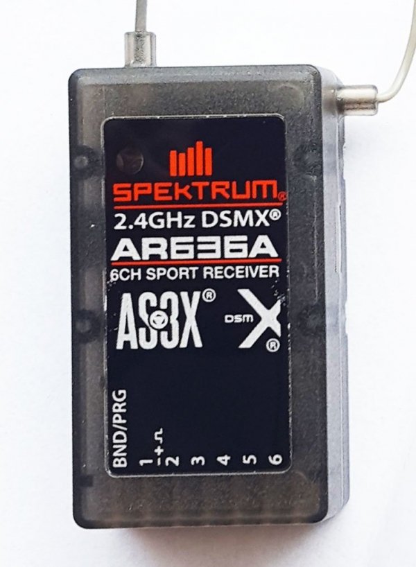 Spektrum DSM X odbiornik 6CH AR636A AS3X Sport DSMX Odbiorniki