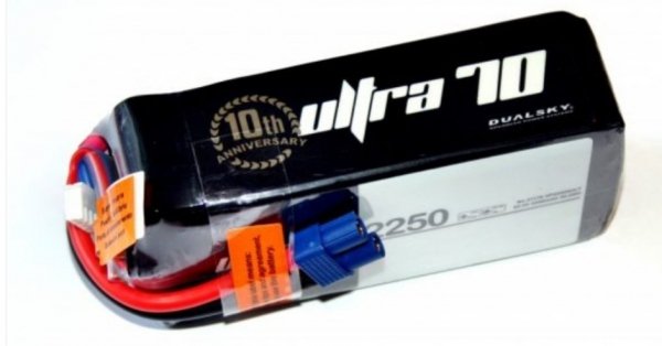 Dualsky 2250mAh ULTRA 70C/12C 22.2V Voltage Meter