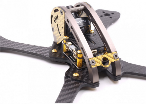 Rama Carbon LX5-220 - &quot;Leopard&quot; Racing Drone - ramiona 4mm