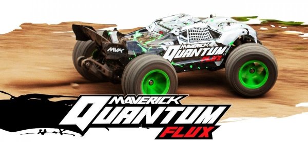 MAVERICK Quantum XT Flux 80A Bezszczotkowy 1/10 4WD Truggy RTR (Zielony)
