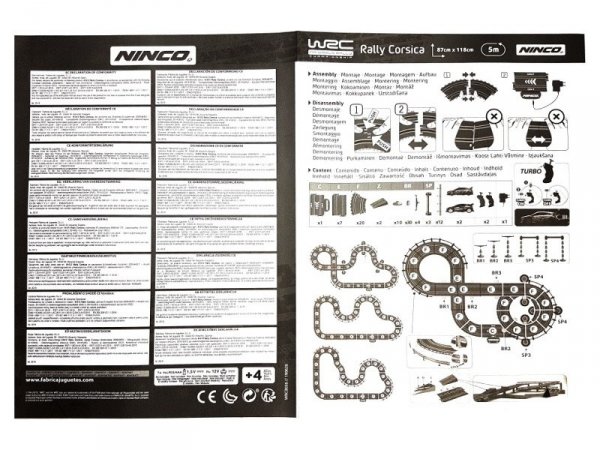 Tor wyścigowy WRC Rajd Korsyki dlugość 5 metrów