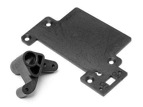 Servo Arm.Radio Tray post.Radio Tray Lid(Rx) Bullet Flux
