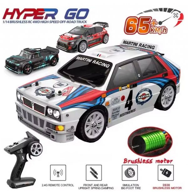 HYPERGO Lancia Delata 1:14 Brushless Rally RTR 