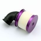 Aluminiowy, tuningowy filtr powietrza z kolankiem - N10002