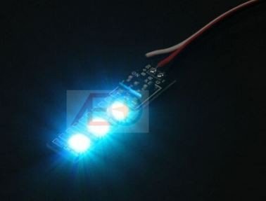 3-diodowa płytka z oświetleniem LED (12V 240mW, 7 kolorów)