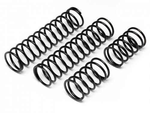 SHOCK SPRING 23X155X2.4MM 17.5 COILS (BLACK/2PCS)
