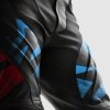 REBELHORN SPODNIE SKÓRZANE INFERNO BLA/BLUE/WH/RED