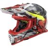 KASK LS2 MX437 FAST EVO CRUSHER BLACK RED