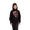 FOX BLUZA Z KAPTUREM JUNIOR IMAGE SKULL FL  BLACK