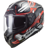 LS2 KASK INTEGRALNY FF327 CHALLENGER SPIN BL RE WH