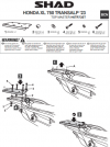 SHAD STELAŻ KUFRA BOCZNEGO 3P HONDA TRANSALP '2023