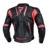 REBELHORN KURTKA SKÓRZANA FIGHTER BLACK/FLO RED