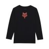 FOX KOSZULKA  DŁUGI RĘKAW FOX JUNIOR HERITAGE BLAC