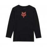 FOX KOSZULKA  DŁUGI RĘKAW FOX JUNIOR HERITAGE BLAC