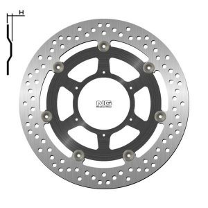 NG1582G TARCZA HAMULCOWA  HONDA CBR 600F 01-07 ABS