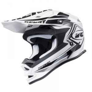 KENNY KASK OFF-ROAD PERFORMANCE BLACK-WHITE