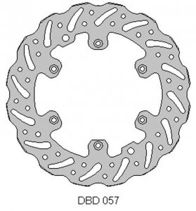 DELTA BRAKING ONL_DBD057G TARCZA HAMULCOWA BETA 2T