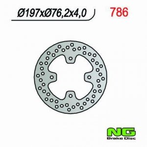 NG786 TARCZA HAMULCOWA POLARIS PREDATOR 500 (00-08) (197X76X4)