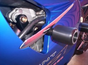 Crashpady Classic RG Racing Triumph Sprint St 05- (Set Of 4 Protectors) Black