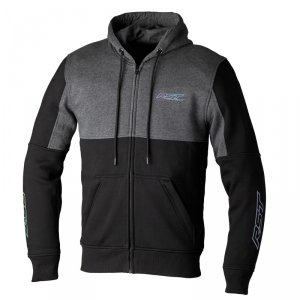 Bluza Motocyklowa Rst Team Zip Through Kevlar Black Grey