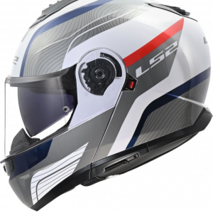 LS2 KASK SYSTEMOWY FF908 STROBE II MONZA WH. BL RE
